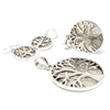 The Window, Milford Haven Tree of Life earrings and pendants in 925 sterling silver with mother-of-pearl inlay.