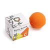 The Window, Milford Haven Vitamin C bath bomb in bright orange next to its white illustrated product box.