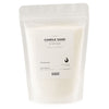 The Window, Milford Haven white unfragranced candle sand in a 300g resealable pouch with four cotton wicks.