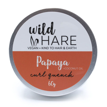 The Window, Milford Haven Wild Hare Papaya and Coconut Oil solid shampoo bar in a 60g travel tin