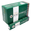 Green cardboard box of vijayshree golden nag forest incense sticks 15g showing packaging and branding details