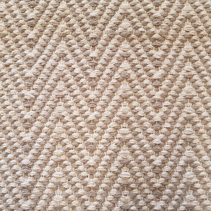 Tapis en coton tissé à motif zigzag - Plusieurs coloris au choix