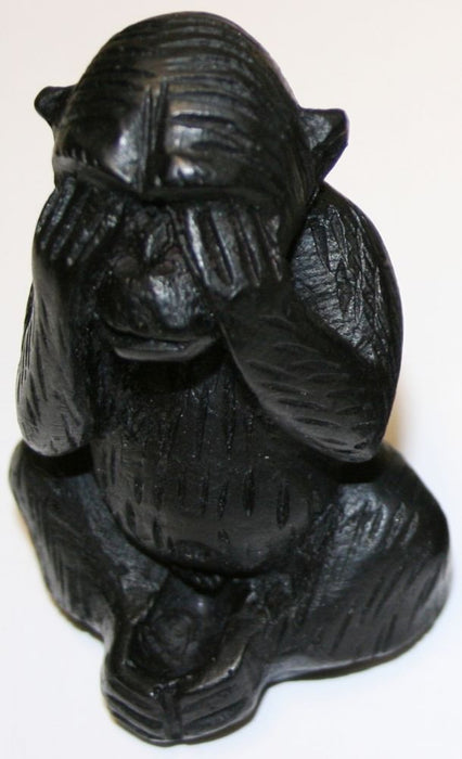 Three Wise Monkeys Set Of Figures