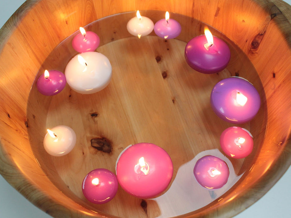 Floating Candles - Two Sizes, Four Colours