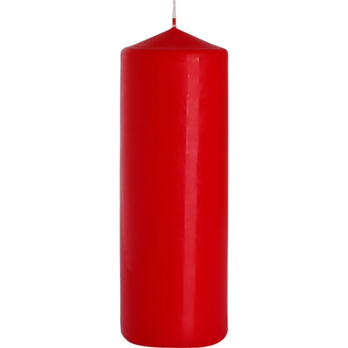 Christmas Pillar Candles - Choice of Colours & Sizes