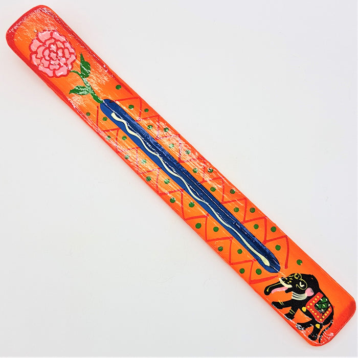 Hand-Painted Wooden Incense Burner - Choice of Designs