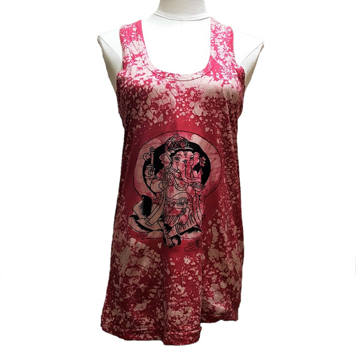 Hand-Dyed Ganesh Print Vest