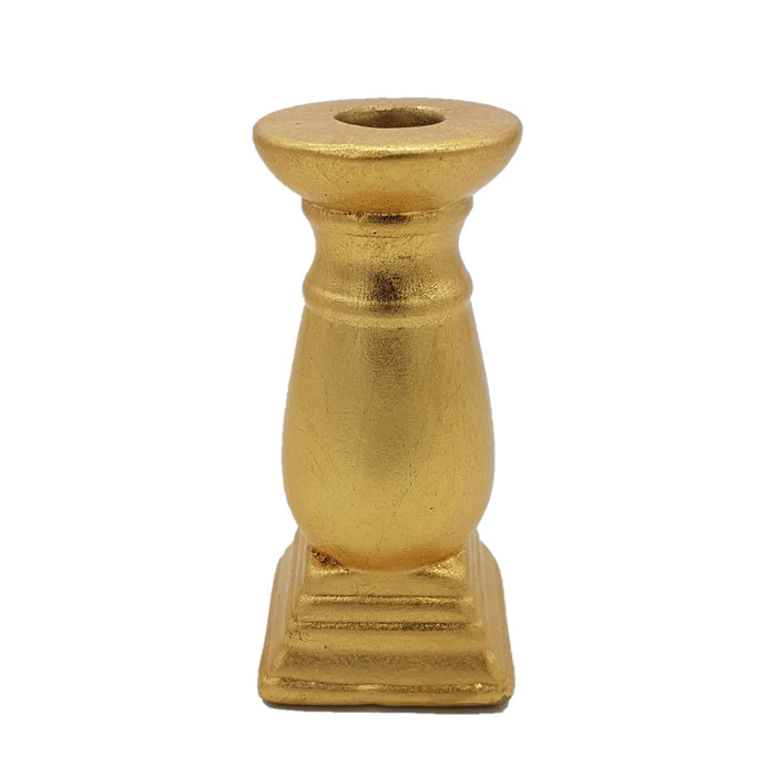Classic Gold Ceramic Candle Holder