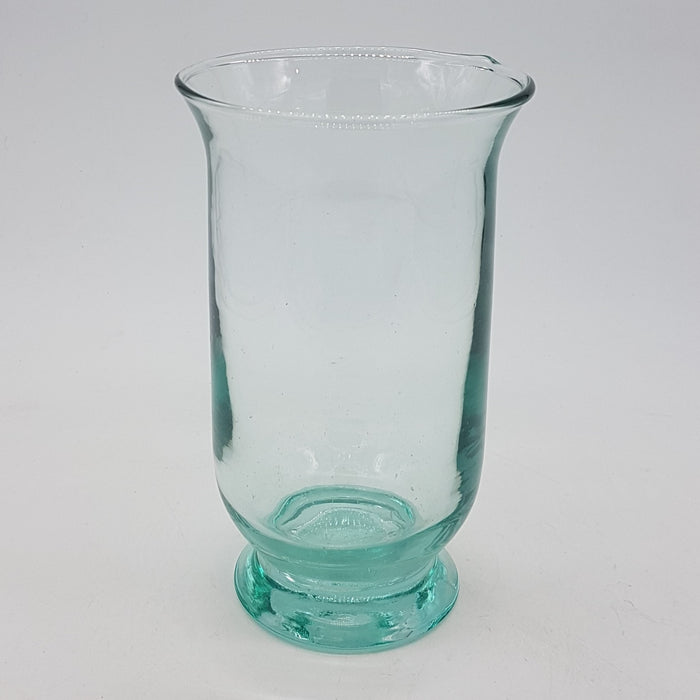 Hand-Blown Recycled Glass Vase / Hurricane Lamp