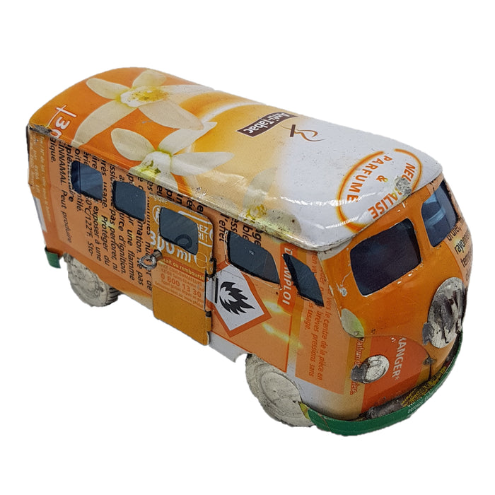 Recycled Tin Can Model - Camper Van