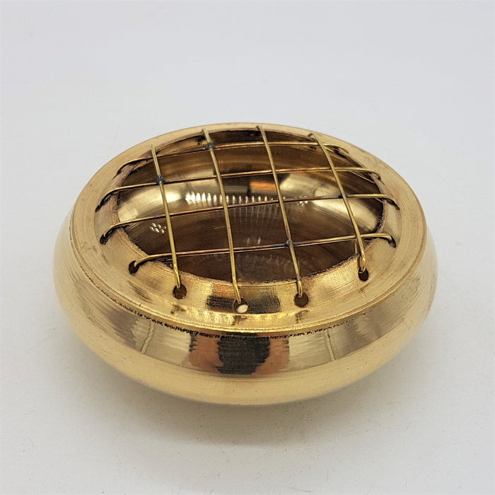 Brass Incense Burner - For Use With Charcoal and Resin