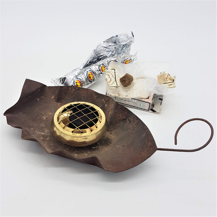 Brass Incense Burner - For Use With Charcoal and Resin