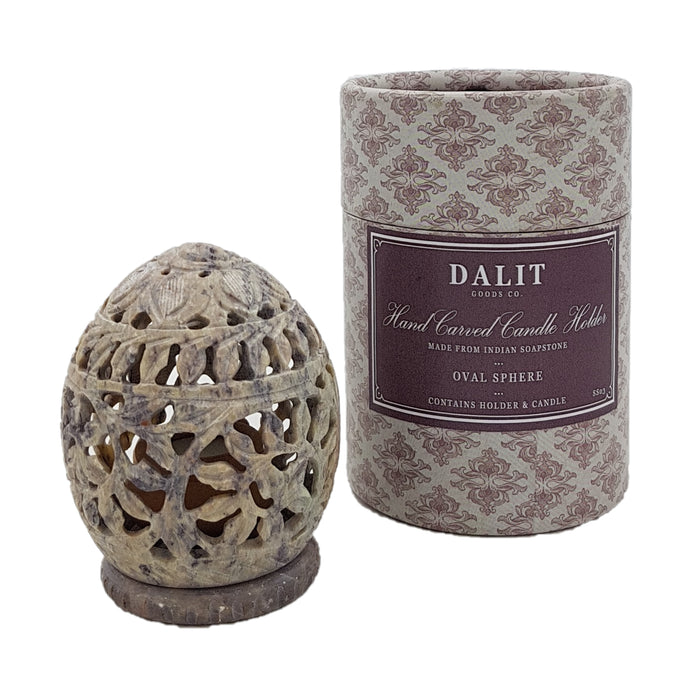 DALIT GOODS Co. Small Oval Soapstone Burner - Choice Of Colours