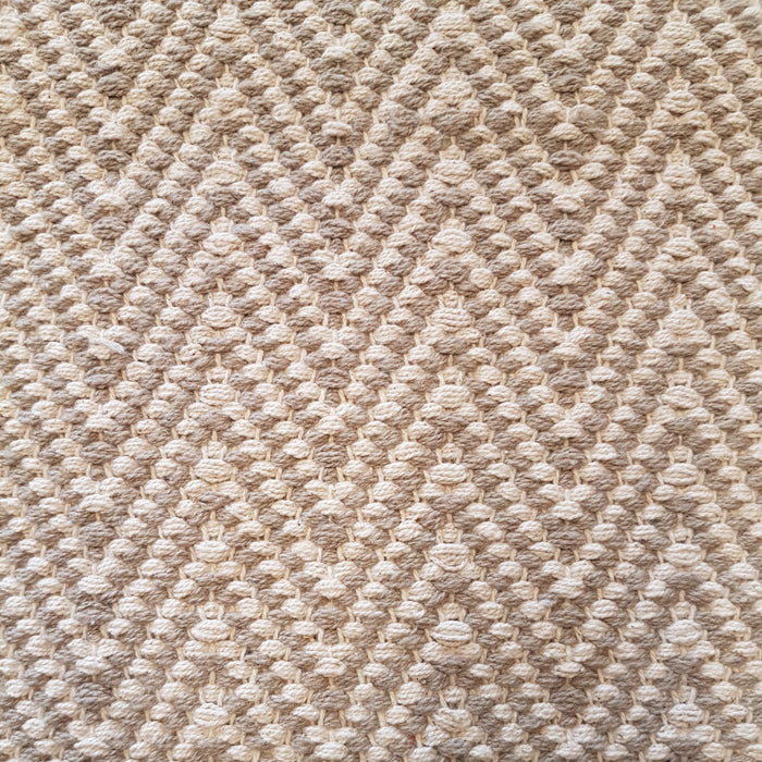 Zig-Zag Pattern Woven Cotton Rug - Choice Of Colours