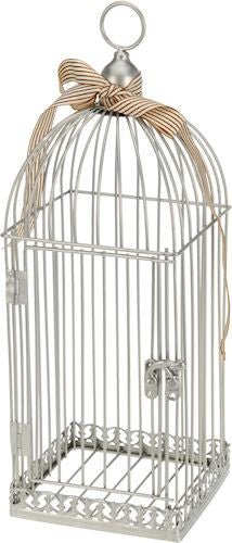 Ornamental Birdcage with Ribbon