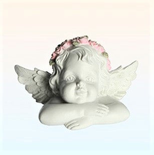 Small Resting Angel Ornament - Folded Arms