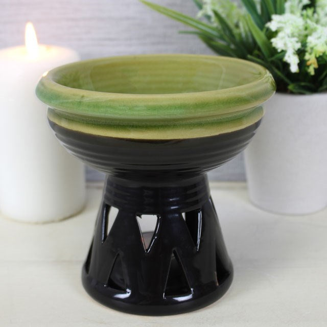 Two-Tone Deep Bowl Ceramic Oil Burner - Choice Of Colours