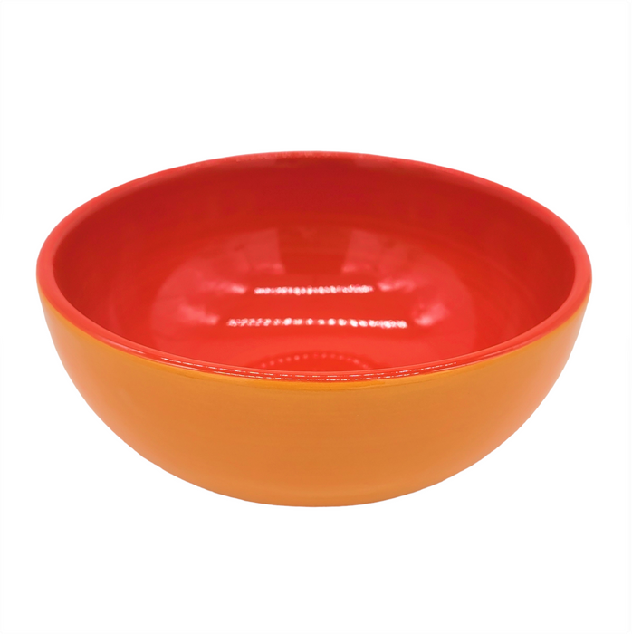 Colour-Blocked Breakfast / Dessert Bowl - 15cm - Choice of Two Colourways